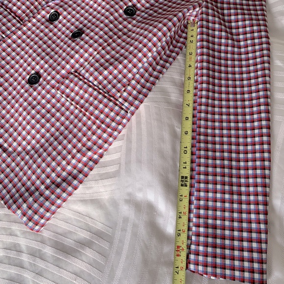 Checkerboard Statement Suit Jacket - Picture 8 of 12